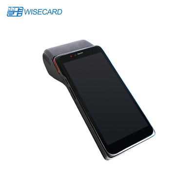 Android 12.0 POS Terminal với màn hình cảm ứng NFC xác minh vân tay MSR WiFi / 4G và tuổi thọ pin mở rộng