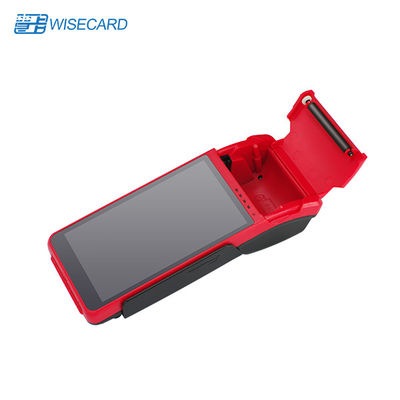 Máy POS di động Android EMV PCI 4G có đầu đọc vân tay