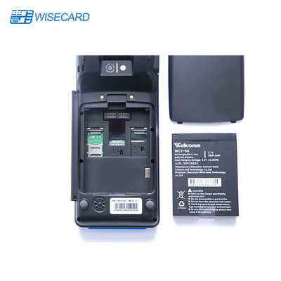Máy POS cầm tay NFC 13,56MHz MTK MT8735 Máy in nhiệt POS 5,5 inch