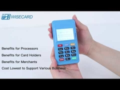 PCI PTS Thiết bị đầu cuối thanh toán di động MPOS Android Wisecard cho thẻ IC